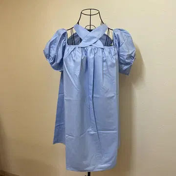 RELDI 스카이블루 반팔 튜닉