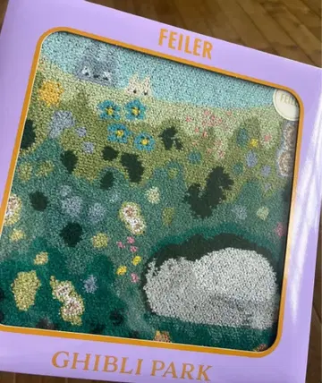 지브리 파크 한정 신상품 FEILER 페이 손수건 이웃집 토토로