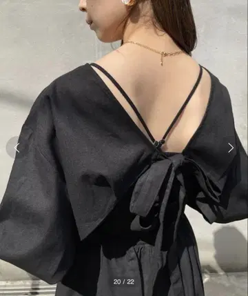 Chico 롱 원피스 블랙 여성용