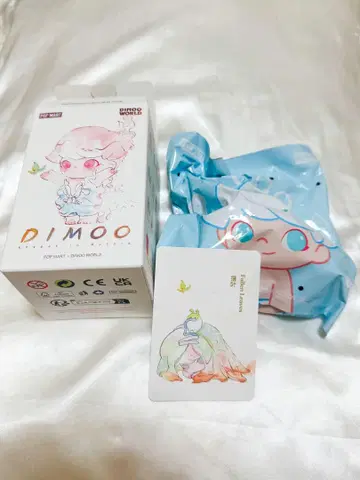 DIMOO 캐릭터 피규어 카드 포함