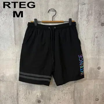 RTEG INTENCE 블랙 숏 팬츠 M