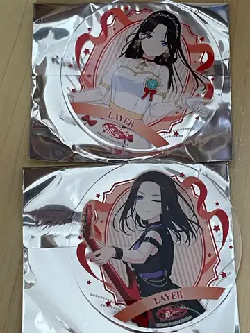 뱅드림 그라테 아크릴 코스터 RAS 레이어 2종 세트