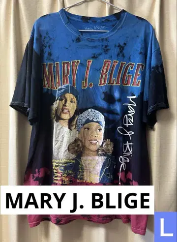 MARY J. BLIGE 밴딩 티셔츠 타이다이 티셔츠 L 사이즈