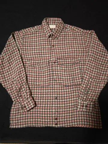 1990년대 MEN'S BIGI(기쿠치 타케오) 체크 무늬 긴팔 셔츠