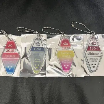 리버티 아일랜드 등 3개 가와타 마사마사 삼관마 PVC 모텔 키링