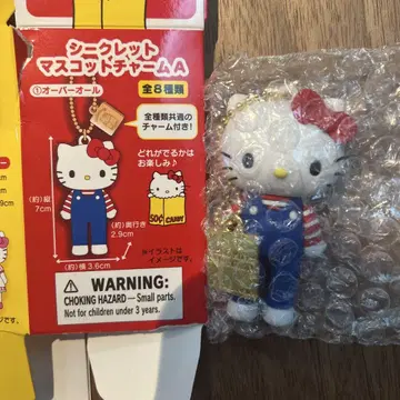 헬로키티 전 시크릿 마스코트 참 A 오버롤