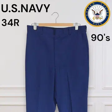 US NAVY 유틸리티 트라우저 34R 미 해군 워크 팬츠