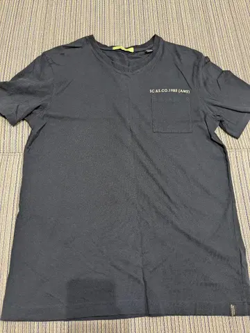 새상품급 SCOTCH&SODA 블랙 V넥 티셔츠