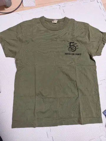 5th Air Force 티셔츠 M 사이즈 올리브 그린