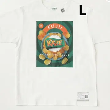 새상품 후지이 카제 포테이토 칩 티셔츠 (Salt)