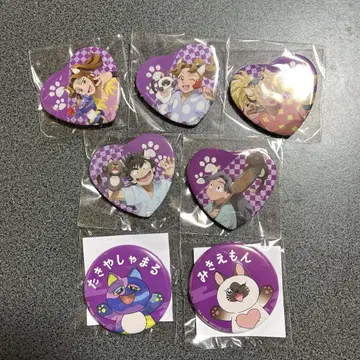 난자 타운 닌자 타마 4학년 캔뱃지 세트