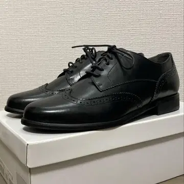 ing (잉그) 윙 칩 레이스업 슈즈 (23cm 블랙)