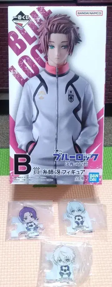 블루 록 제일복권 이토시 사에 피규어 외부 세트