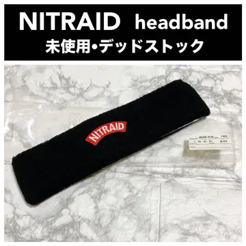 레어! 컨디션 최상 나이트레이드 NITRAID 헤드밴드 헤어밴드 블랙