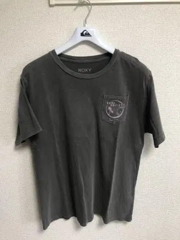 록시 피너츠 서프 소사이어티 블랙 반팔 티셔츠
