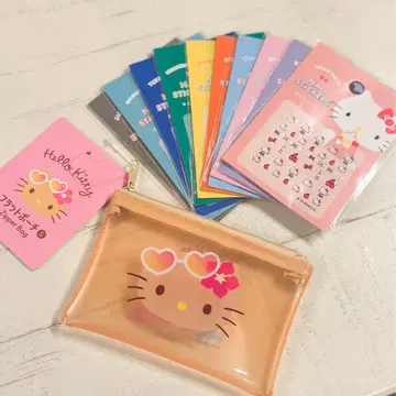 일광화상 키티 플랫 파우치 네일 씰