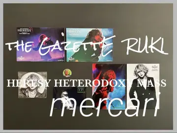 the GazettE RUKI 프로마이드 사진 사진 캔 배치