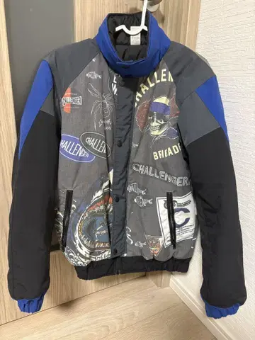 레어 CHALLENGER 남성용 다운 자켓 80s