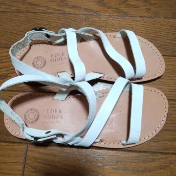EDER SHOES 화이트 샌들