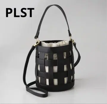 플라스테 PLST 빅 메쉬 버킷 백