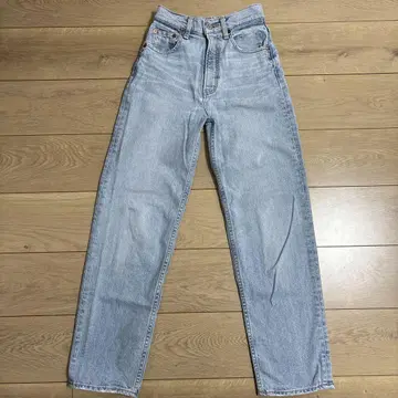 MOUSSY 라이트 블루 스트레이트 데님