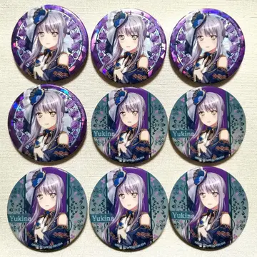 미나토 유키나 Episode of Roselia 캔뱃지 레어 노멀 9개