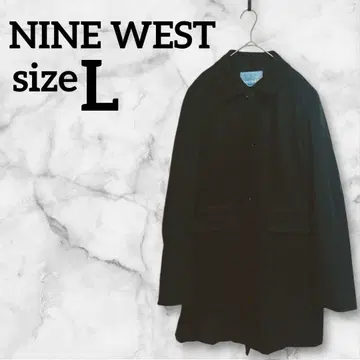 NINE WEST 나인 웨스트 [L] 롱 코트 블랙