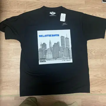 미착용 새상품! BEASTIE BOYS 반팔 티셔츠 남성용 L 사이즈
