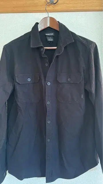 BURTON 블랙 긴팔 셔츠 L