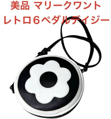 새상품급 마리콴트 MARY QUANT 마리콴트 6페달 데이지 숄더백