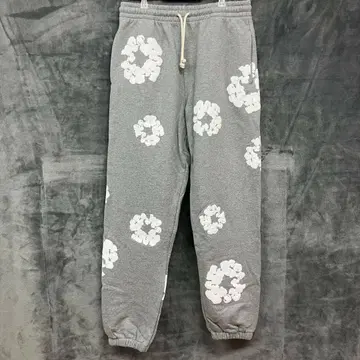 Denim Tears Wreath Cotton 스웨트 팬츠 사이즈 L