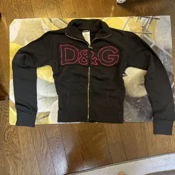 D&G 풀 집업 후드티 S 사이즈 블랙
