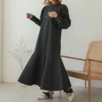 머메이드 데님 원피스 블랙 rectangle