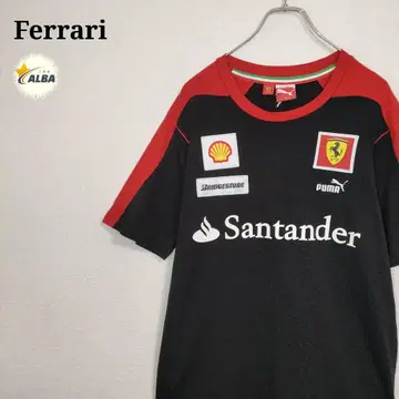 Scuderia Ferrari 푸마 Santander 티셔츠 블랙 M