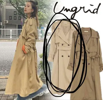 새상품급 Ungrid 베이지 트렌치코트