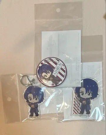 건담 and st TOKYO 아스란 아크릴 참 캔뱃지