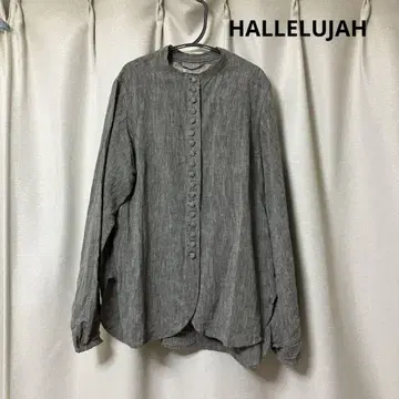 HALLELUJAH 하레루야 린넨 셔츠 블라우스 38