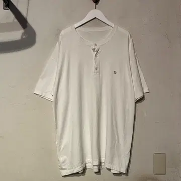 Papas 파파스 헨리넥 티셔츠 화이트 LL 사이즈