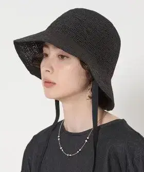 UNITED ARROWS RFA 리본 햇 UV 블랙