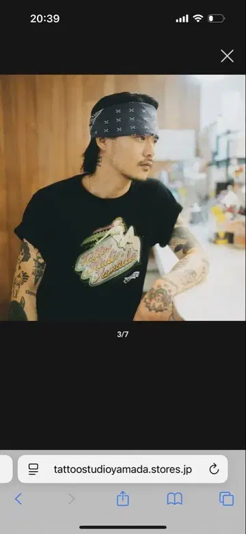 TATTOO STUDIO YAMADA 티셔츠