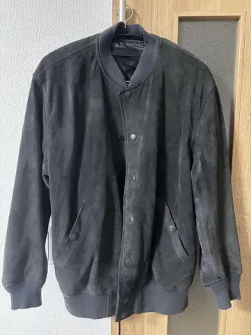 DENHAM 덴함 가죽 블루종 사이즈 S