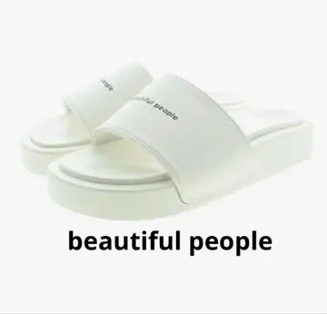 beautiful people 히트 젤 샌들 화이트 S