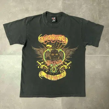 90s AEROSMITH 티셔츠 빈티지 투어 93년 제작 밴딩