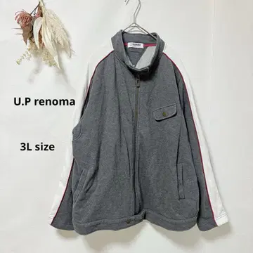 레노마 renoma 집업 자켓 3L 그레이 긴팔 하이넥