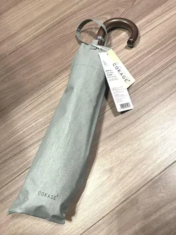 원터치 개폐 COKAGE+ 나무 손잡이 55cm 점프 접이식 황혼 그레이