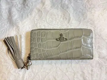 비비안 그레이 크로커다일풍 장지갑 태슬 포함