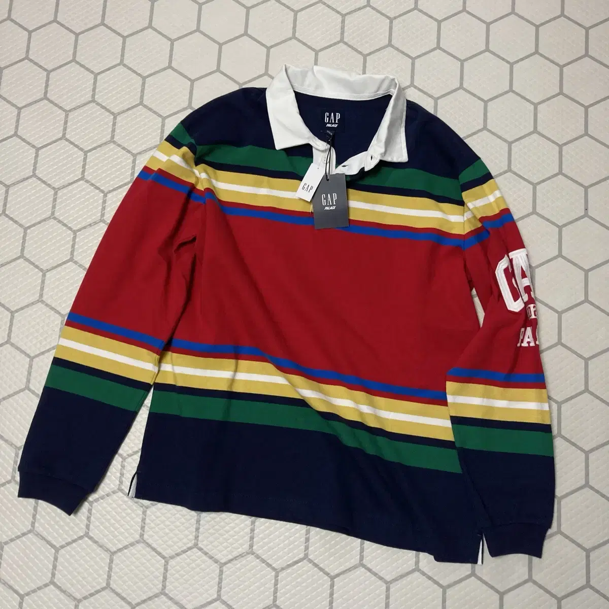 M 新品 PALACE x NEIGHBORHOOD Waffle Jersey XLサイズ PALACE x NEIGHBORHOOD Waffle Jersey 