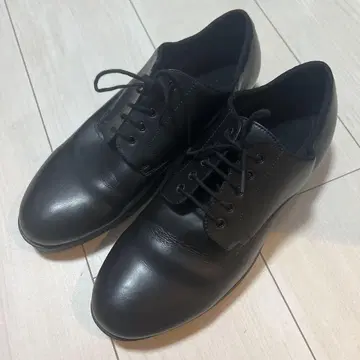 유니클로 플레인토 더비 슈즈 블랙 26cm
