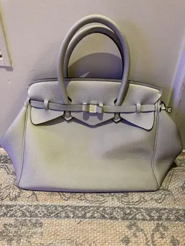 SAVE MY BAG 그레이 토트백