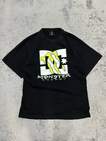 DC 몬스터 에너지 트래커 모토크로스 레이스 y2k 구제 의류 기업 로고